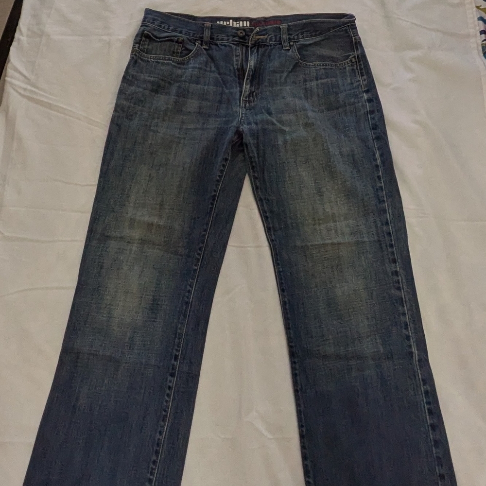 Urban Pipeline Slim Straight Leg Blue Denim Jeans